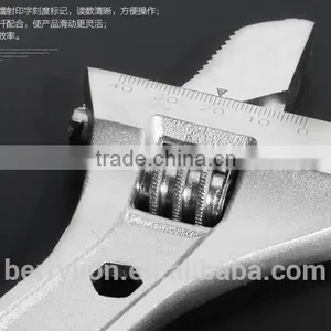 Berrylion Adjustable Wrench 6"-12" CR-NI Adjustable Wrench Accurately Scale Adjustable Wrench thumbnail-1
