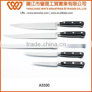 A3332 5Pcs High Quality Stainless Steel Kitchen Knife Set thumbnail-4