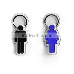 Boy /girl Key Ring His Her Key Ring thumbnail-1