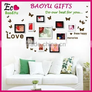 Butterfly Love Photo Wall Can Remove Three Generations of Wall Stickers, Kids Room Decoration 3d Wall Stickers thumbnail-1
