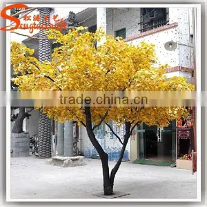 Made in China Wholesale Artificial Yellow Gingko Tree, Green Leaf Tree/plant thumbnail-2