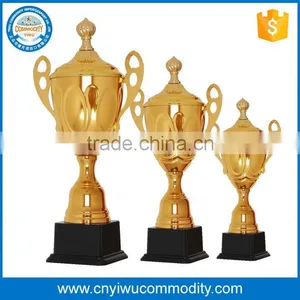 Blank Metal Trophy,round Wooden Trophy Base,gold Global Trophy thumbnail-1
