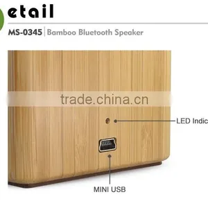 Newest Wireless Mini Portable Bamboo Bluetooth Speaker thumbnail-3