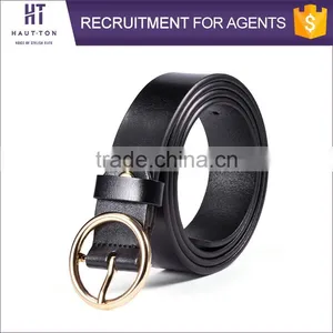 High Quality Ladies Luxury Genuine Split Cow Leather Belts Wholesale Custom Logo Women Alloy Pin Buckle Belt thumbnail-1