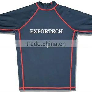 Compression Jersey Unisex Black Short Sleeve Sports thumbnail-1