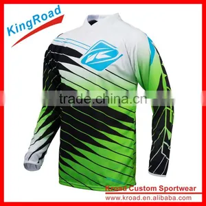 Unisex Custom Cheap Downhill Bike Jerseys With Italy Fluorescent Ink thumbnail-3