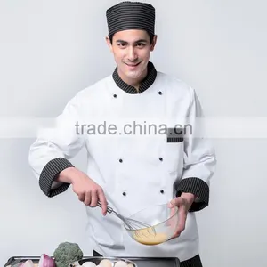 Factory Wholesale Best Price Hotel Uniform Design Cooking Uniforms , Catering Uniform Wholesale thumbnail-1