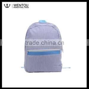 New Fashion Personalized Striped Seersucker Bag thumbnail-3
