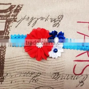 Hot Selling Sparkle Pearl Centered Baby Girls Headband Wholesale thumbnail-1