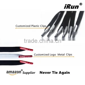 Press Release Nylon Soft and Durable No Need Tie Flat Polyester Elastic Shoelace for for Pregnant Mommy, Patients - Grey thumbnail-2