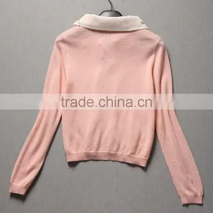 Fashion Style 2016 New Elegant Short Coats Knitted Blazers For Women Sweater thumbnail-3