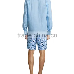 2017 Wholesale Man Fashion Print Swim Trunks Beach Shorts Summer Swim Sports Shorts thumbnail-4