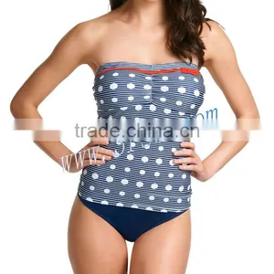 Lady Sweet One Piece Spandex Swimwear Bikini for Young Girls thumbnail-1