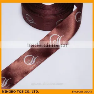 Cheap Custom Printed Logo Satin Tape thumbnail-1