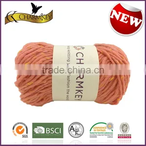 Charmkey New Fashion Hand Knitting Yarn Polyester Acrylic Blend Yarn Melange Dot Roving Yarn thumbnail-4