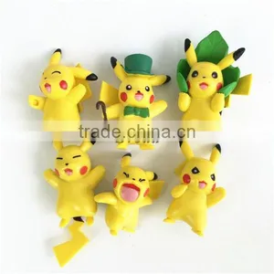 2016 Top Selling Pokemon go Action Figure Toy 6pcs Pokemon Pikachu Figure Toy Pokemon Figure Toy thumbnail-1