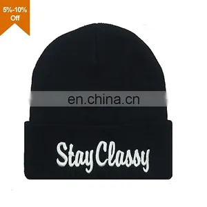 New Trend Acrylic Fabric Custom Made Beanie thumbnail-1
