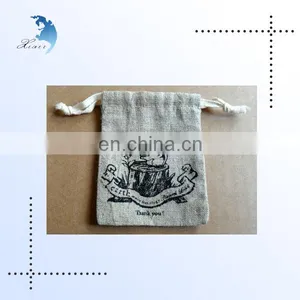 Wholesale High Quality Custom Logo Design Cotton Cord Jewelry Pouch thumbnail-2