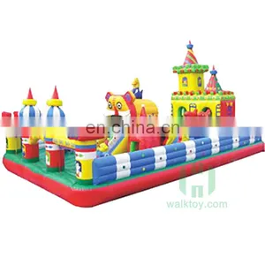 HI Good Quality Inflatable Commercial Fun City/outdoor Rent Amusement Park/children Inflatable Play Zone thumbnail-1