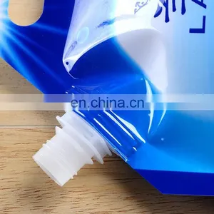 Hot Sale Plastic Bags Pouch With Spout Stand up Bag With Nozzle for Laundry Detergent thumbnail-2