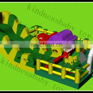 Inflatable Slide Moonwalk Inflatable Slide and Bouncer Combo Giant Inflatable Funcity thumbnail-3
