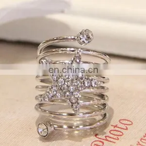 Women Stainless Steel Wholesale American Diamond Jewellery Gold Filled Rings With Luxury Jewelry thumbnail-2