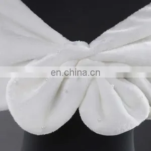 Grace Karin Ladies Faux Fur Elegant Winter White Bridal Wedding Shawls And Wedding Wraps CL2614 thumbnail-3