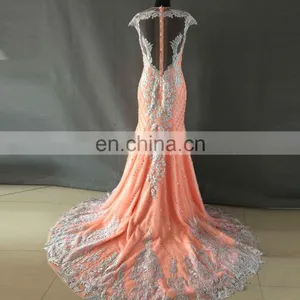 2017 Free Shipping Sexy Mermaid Prom Dresses Vestidos de Noiva Evening Gowns New Arrivals thumbnail-4