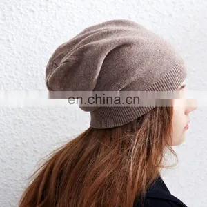 Custom Personalized Knit Slouchy Beanie With Woven Label thumbnail-1