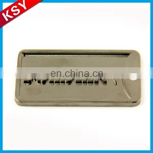 Custom Metal Garment Clothing Labels With Engraved Logo thumbnail-3