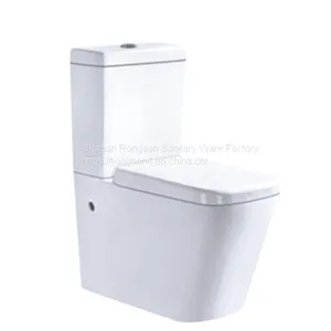 Popular Design Two Piece Ceramic Sanitary Ware Dual Flushing Washdown Bathroom Toilet wc Bowl in Chaozhou China thumbnail-4