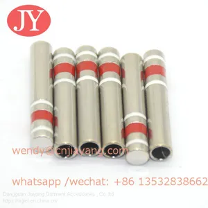 Dongguan Jiayang Aglet Enamel Red /white/black Color Brass Aglets for Hoodie thumbnail-3