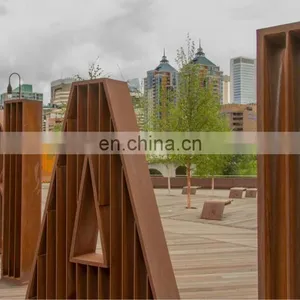 Laser Cut Corten Steel Art Letter Metal Sculpture thumbnail-2
