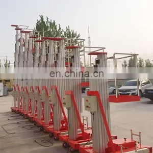 7LSJLI Shandong SevenLift 6m Hydraulic Aluminum Portable Material Electric Mast Tilt Back Man Lift Platform thumbnail-2