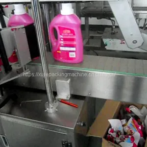 Automatic Gasoline Bottle Adhesive Sticker Sided Labeling Machine thumbnail-2