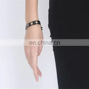 Ceramics Magnetic Energy Therapy Men's Link Wrist Bracelet Bio Tungsten Magnetic Bracelet thumbnail-5