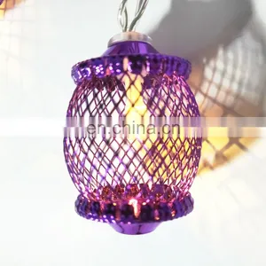 10L Led New Design Christmas Tree Decoration Purple Iron Ball Ceiling Light Price String Wall Modern For Home Decor Lighting thumbnail-2