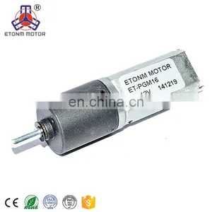 Mini Motor 12 Volt Planetary Gear Motor 16mm Diameter thumbnail-1