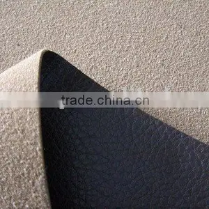 pu Synthetic Leather Flocking Fabric for Making Bag and Shoes thumbnail-1