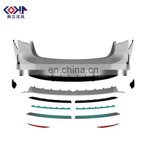 Factory Wholesale Plastic Or Carbon Fiber Auto Parts Car Bumpers For Tesla Model 3 thumbnail-1