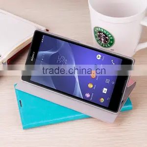 MOFi Case Housing for Sony Xperia T2 Ultra, Mobile Phone Coque Leather Flip Back Cover for T2 Sony Ultra thumbnail-5