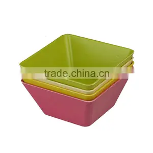 Environmentally Flower Pot/ Big Square Flower Pot/Bamboo Fiber Flower Pot thumbnail-1