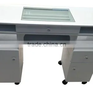 Beauty Modern White Manicure Table.Manicure Table Nail Salon Furniture thumbnail-2