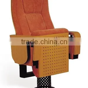 Single Leg Frame Luxury Cinema Hall Chair Dimensions thumbnail-3