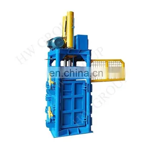 Automatic Cardboard Waste Paper Plastic Bottle Press Recycle Baler Machine for Sale thumbnail-2
