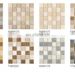 48x48mm Mosaic Swimming Pool Floor Tile Rustic Matt Surface thumbnail-2