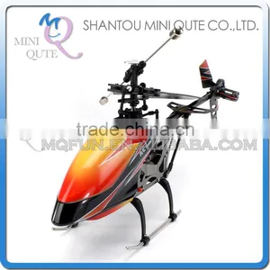 Mini Qute RC Remote Control Flying 4 Channel Single Paddle Helicopter Quadcopter Educational Electronic Toy NO.V912 thumbnail-1