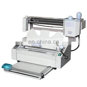 Manual Book Binding Machine With Hot Glue Square Back Desktop Book Perfect Binding Machine thumbnail-1