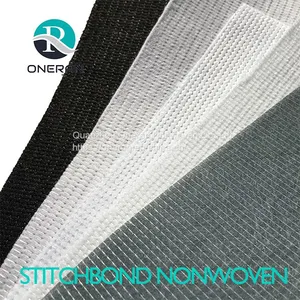 Industrial Fireproof RPET Stitchbonded Non Woven Suppliers Recycled Rpet Stitchbonded Polyester Rolls Price RPET Nonwoven Fabric thumbnail-1