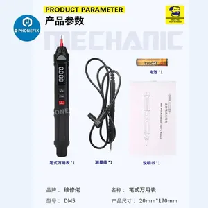 Mechanic MD5 Pen Multimeter Pen Type Meter Auto Range Digital Multimeter thumbnail-1